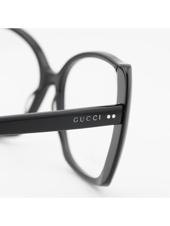 Gucci GG0473O 001 Butterfly Eyeglasses - Black 55mm main image 4